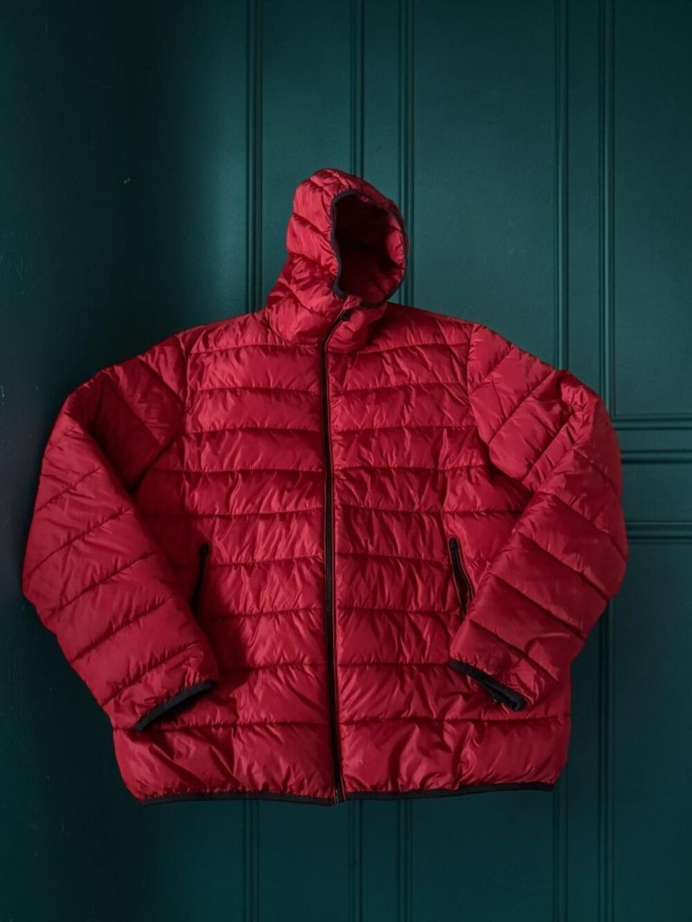 GEOX Respira Men’s Warren Short Down Quilted Midweight Jacket Size 48